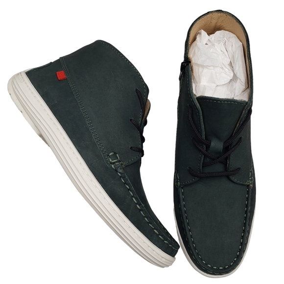 Marc JosephNIB West Houston Bootie Emerald Green Lace Up Leather Ankle Boot 4